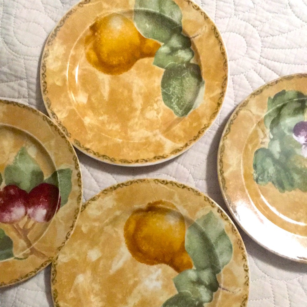 Four salads plate